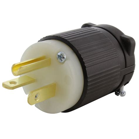 AC WORKS® NEMA 5-20P 20A 125V Straight-blade Plug with UL, C-UL Approval – AC Connectors