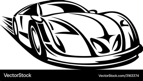 Race Car Vector Art