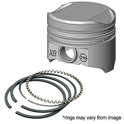 Piston and Ring Kit, Hypereutectic, Dome, 4.040 in. Bore, Chrysler, H