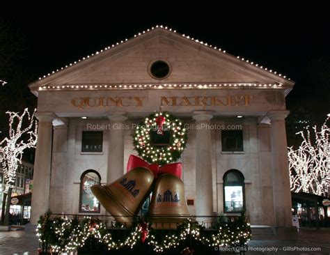 Boston - Faneuil Hall Quincy Market at Christmas | Robert Gillis New ...