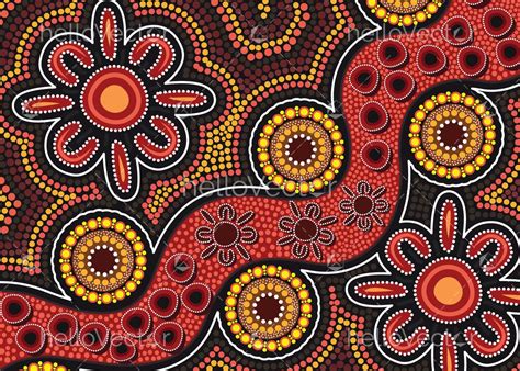 Dot art aboriginal background - Download Graphics & Vectors | Dots art, Aboriginal art symbols ...