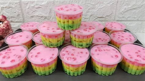 Resep Puding Sagu Mutiara || Olahan Sagu Mutiara || Ide Jualan dan ...