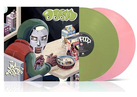 MF Doom Mm..Food Limited Edition 2XLP Vinyl Green & Pink - CA