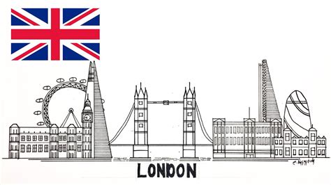 London Skyline Sketch