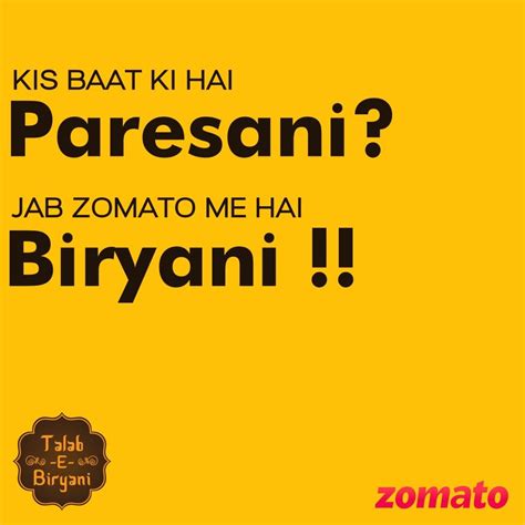 ZOMATO POSTER DESIGN | Poster design, Cloud kitchen, Biryani