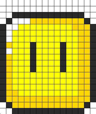 Mario Block Pixel Art Grid - Pixel Art Grid Gallery