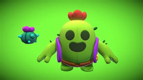 Spike t-pose Brawl Stars - Download Free 3D model by shertiku [b2daaa4 ...