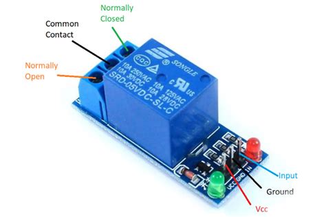 12 Volt Relay Module Circuit Diagram - Wiring Flow Schema