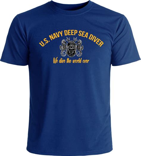 US Navy Deep Sea Diver T-Shirt - new veteran t-shirts - PriorService.com