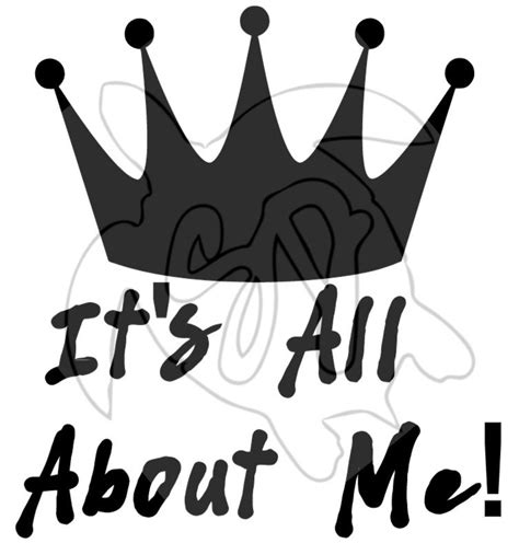 It's All About Me SVG - Etsy