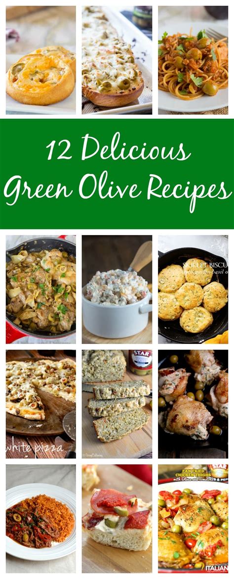 12 Green Olive Recipes - Dinners, Dishes, and Desserts