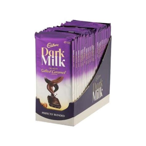 Cadbury Dark Milk Salted Caramel 150g 20pk | Cadbury Online | TheMarket ...