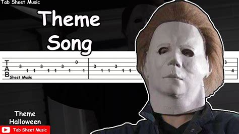 Halloween - Theme Song Guitar Tutorial - Tab Sheet Music