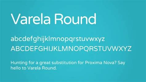 Varela Round Font Free Download - All Your Fonts