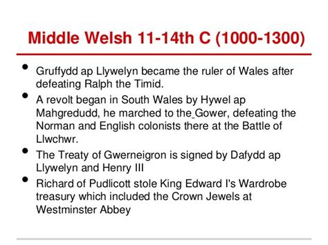 Welsh history