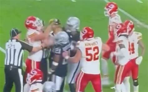 Travis Kelce Got Into a Skirmish During Chiefs’ Win Over Raiders, and ...