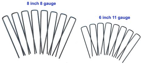 SOD Staples - A Guide to Size and Gauge of Landscape Staples Wire