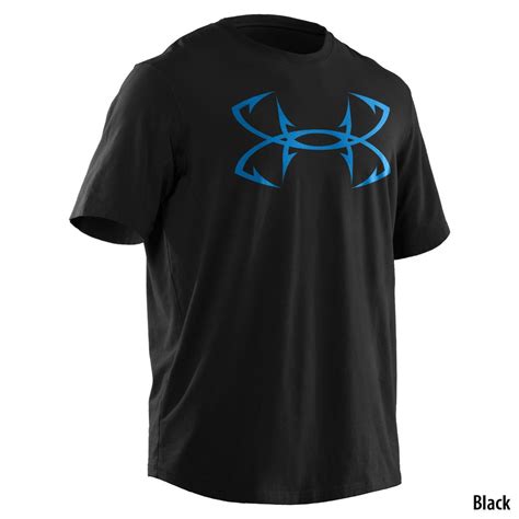 Under Armour Mens Fish Hook Short-Sleeve Logo Tee | Fishing t shirts ...