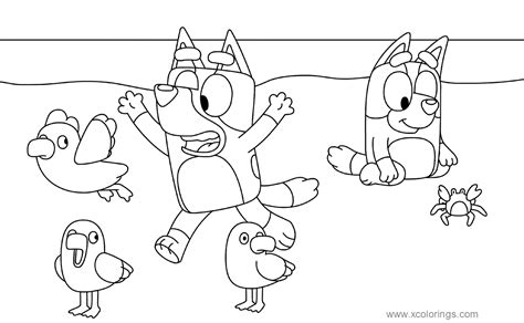 Bluey coloring pages - ryteima