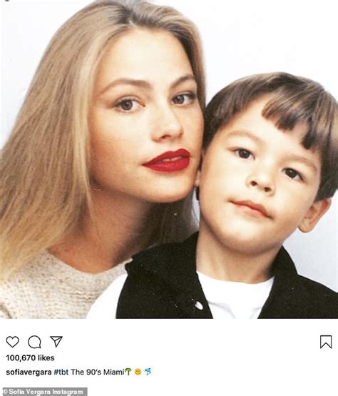 Sofia Vergara shares nineties throwback image as she poses alongside ...