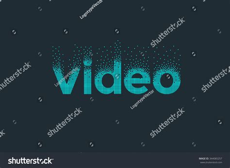 Pixel Art Design Word Video Stock Vector (Royalty Free) 344085257 | Shutterstock