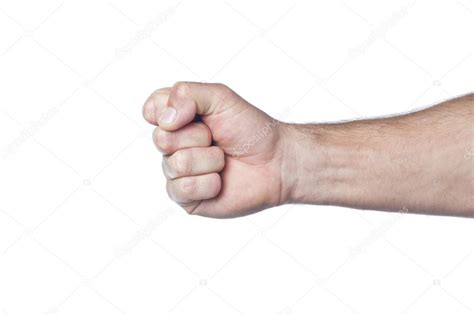 Human hand with a closed fist — Stock Photo © kozzi2 #19296175