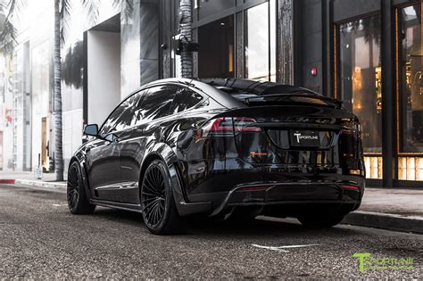 T Largo 7: Black and Orange Tesla Model X by T Sportline - GTspirit