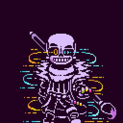 Ink!Sans battle sprite by GeorgTime on DeviantArt