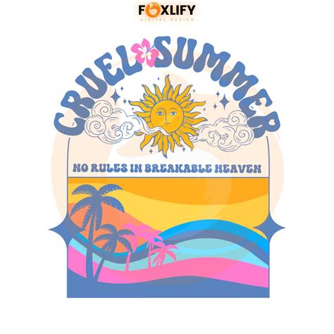 Cruel Summer The Eras Tour 2023 SVG Graphic Design File