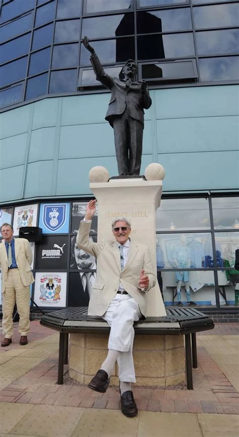 Look: When Jimmy Hill unveiled his own statue at the Ricoh Arena ...