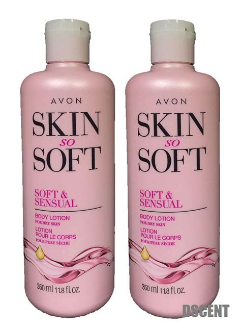 2Pck Avon Skin so Soft 48Hours Moisture Softener & Sensual Body Lotion ...