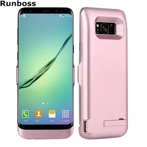 Power Case For Samsung Galaxy S8 Runboss 5500mAh Backup Battery Case ...