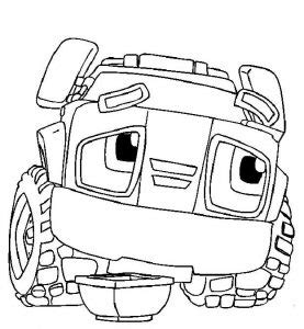 Rev and Roll coloring pages 9 – Having fun with children