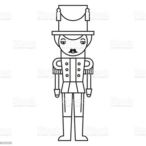 Nutcracker Soldier Clipart Black