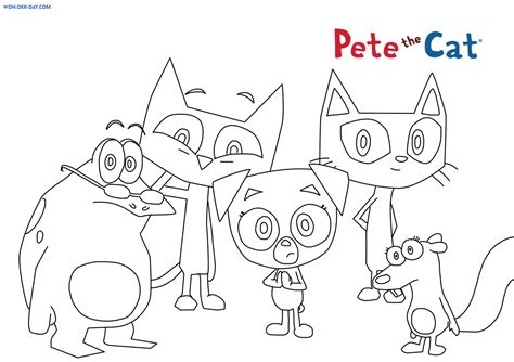 View Pete The Cat Coloring Page Images ~ Coloring Page