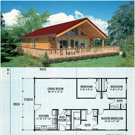 Simple Floorplan Cottage Floor Plans, Pole Barn House Plans, Building Plans House, Cabin Floor ...