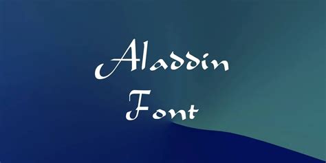 Aladdin Font Free Download