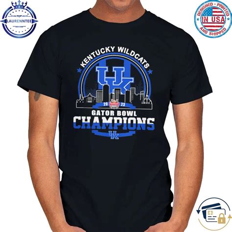 Kentucky Wildcats Gator Bowl Champions 2023 Logo Shirt, hoodie, sweater ...