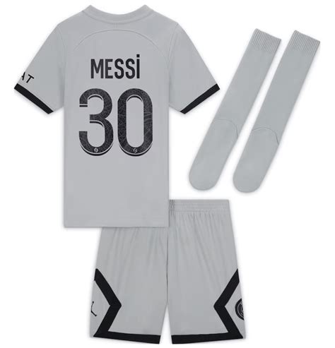 Messi PSG 22/23 Away Kids Kit - JerseyMotion