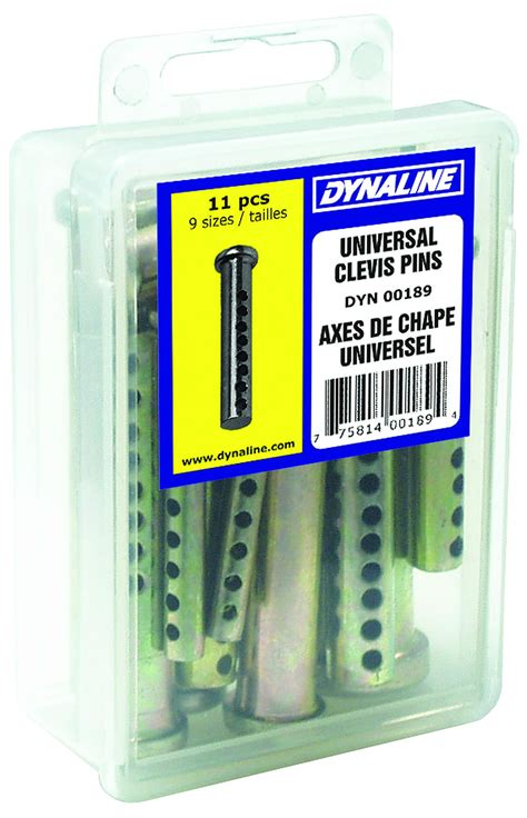 DynalineUniversal Clevis Pin Dynakit, 11 Pieces