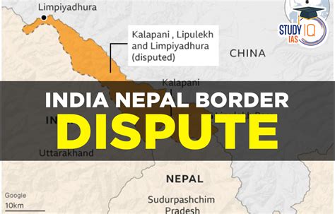 India Nepal Border Dispute, Map, Kalapani & Susta Conflicts