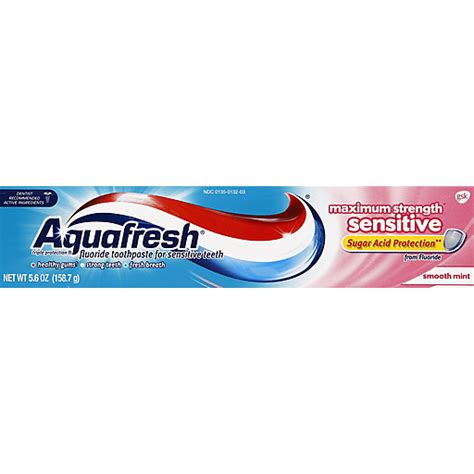 Aquafresh® Triple Protection® Maximum Strength Sensitive Smooth Mint 5. ...