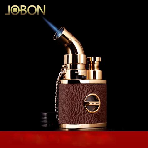 Jobon Torch Flame Cigarette Lighter Jet Butane Gas Cigar Torch Lighter Brown | eBay
