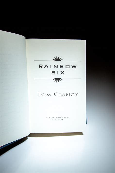 Rainbow Six - The First Edition Rare Books