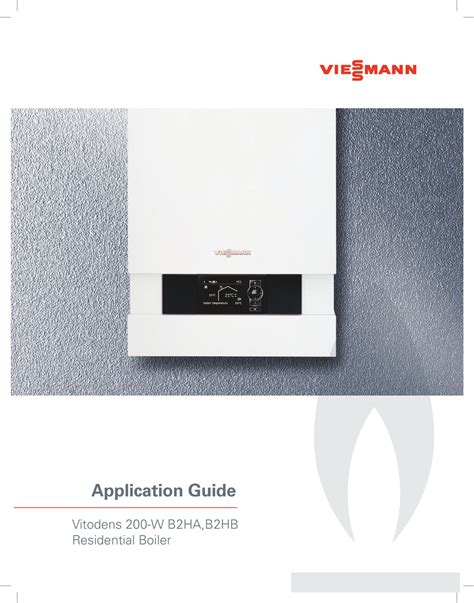 VIESSMANN VITODENS 200-W B2HA APPLICATION MANUAL Pdf Download | ManualsLib