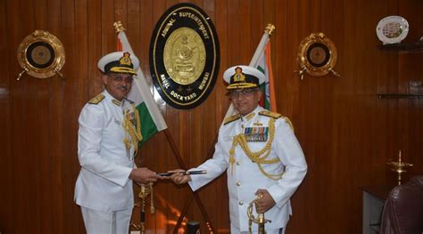 Rear Admiral R. Swaminathan Takes Over Naval Dockyard (Mumbai)