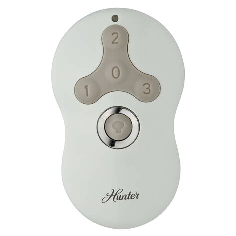 Hunter Silver Handheld Universal Ceiling Fan Remote Control at Lowes.com