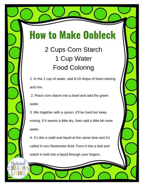 How to Make Oobleck, Oobleck is a super cool sensory activity that's also an exciting science ...