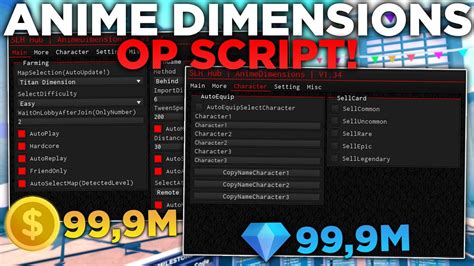 Anime Dimensions Simulator Hack/Script GUI | Auto Farm, Auto Raid, Insta Wins And More ...