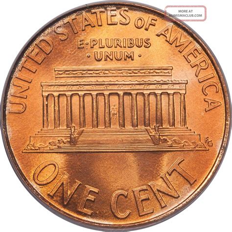 1995 1c Doubled Die Obverse Lincoln Memorial Cent Pcgs Ms68rd